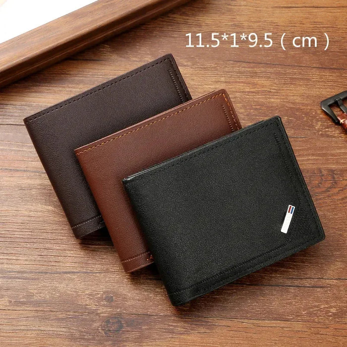 The Slim Wallet — minimalist leather bifold