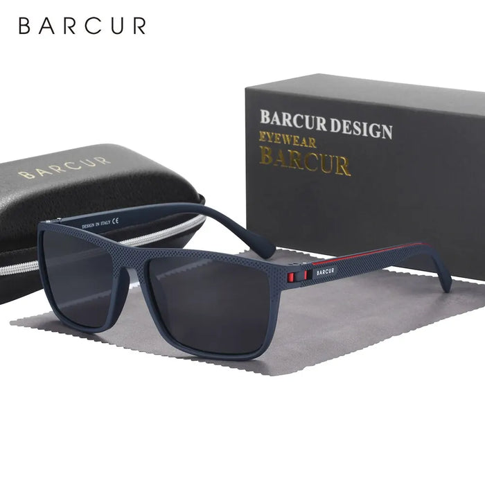 The Wayfarer — square frame polarized sunglasses